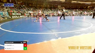 80 lbs Consi Of 16 #2 - Jaxon Kliefoth, Kansas Young Guns vs Willie Kurtz, SlyFox Wrestling Academy