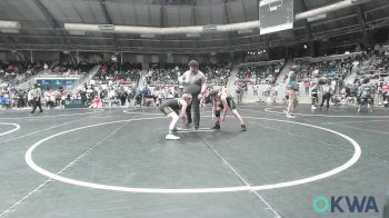 110 lbs Consi Of 16 #2 - Able Jones, Mannford Pirate Youth Wrestling vs Aubrey Wynn, Beggs Youth Wrestling Program