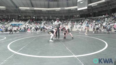 110 lbs Consi Of 16 #2 - Able Jones, Mannford Pirate Youth Wrestling vs Aubrey Wynn, Beggs Youth Wrestling Program