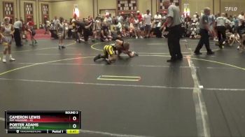 92 lbs Round 3 (6 Team) - Cameron Lewis, Mat Assassins vs Porter Adams, Keystone Krush