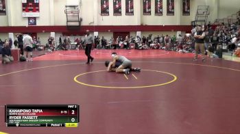 149 lbs Quarterfinal - Kanaipono Tapia, North Idaho College vs Ryder Fassett, Southwestern Oregon Community College