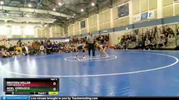 80 lbs Semis (4 Team) - Brayden Keller, Perry Meridian vs Noel Verduzco, Hobart