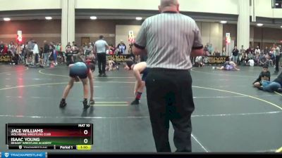 112 lbs Round 2 - Isaac Young, Dehart Wrestling Academy vs Jace Williams, Wolverine Wrestling Club