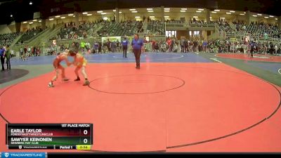 110 lbs 1st Place Match - Sawyer Keinonen, Newberg Mat Club vs Earle Taylor, FordDynastyWrestlingClub