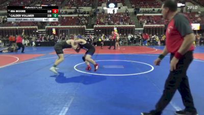 172 lbs 5th Place Match - Ira Moore, Havre Wrestling Club vs Calder Vollmer, Tongue River Wrestling Club
