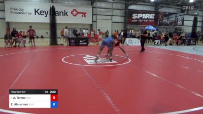 70 kg Round Of 64 - Aidan Torres, Indiana RTC vs Eric Almarinez, Southern Illinois Regional Training Center