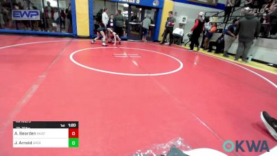 70-75 lbs Rr Rnd 3 - Aurora Bearden, Skiatook Youth Wrestling vs Jolynn Arnold, Sperry Wrestling Club