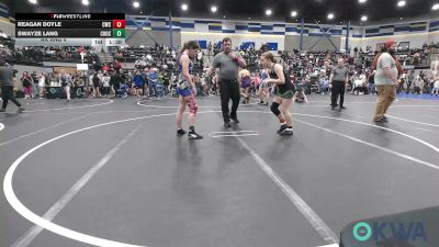 125 lbs Rr Rnd 4 - Reagan Doyle, Cowboy Wrestling Club vs Swayze Lang, Choctaw Ironman Youth Wrestling