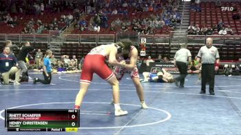 2A-215 lbs Quarterfinal - Rhett Schaefer, Assumption, Davenport vs Henry Christensen, Ballard