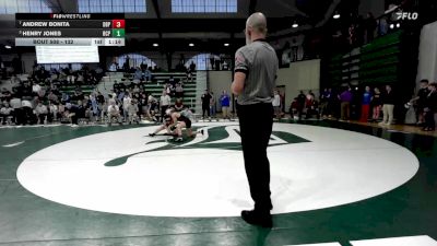 132 lbs Semifinal - Henry Jones, Benedictine College Prep vs Andrew Bonita, Don Bosco Prep