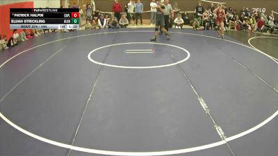 144 lbs Champ. Round 2 - Patrick Halpin, Capital vs Elijah Strickling, Aloha