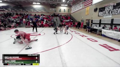 115 lbs Cons. Round 1 - Noah Kiser, Port Angeles Wrestling Club vs Declan Moore, Ascend Wrestling Academy