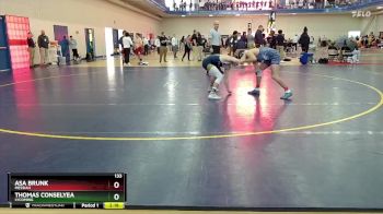 133 lbs Cons. Round 3 - Asa Brunk, Messiah vs Thomas Conselyea, Lycoming