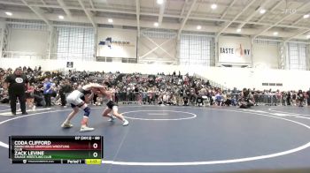 80 lbs Semifinal - Zack Levine, Savage Wrestling Club vs Coda Clifford, Grain House Grapplers Wrestling Club