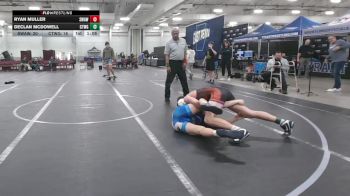 144 lbs Round 9 (10 Team) - Ryan Muller, Savage WA White vs Declan McDowell, CTWHALE Green