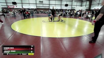 130 lbs 3rd Place Match - Sydnie Dick, Uintah vs Ariana Jones, Duchesne