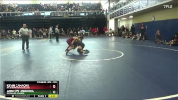 165 lbs Champ. Round 3 - Andrew Longoria, Rio Hondo College vs Kevin Camacho, Mt. San Antonio College