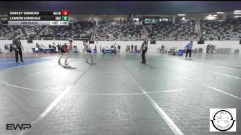 161 lbs 3rd Place - Shipley Simmons, Westmoore Wresting vs Lawson Lonsdale, Berryhill High School