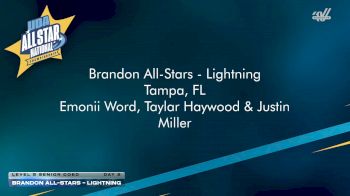 Brandon All-Stars - Lightning [2026 L5 Senior Coed Day 2] 2026 UCA & UDA All Star Nationals