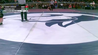 D4-126 lbs Quarterfinal - Sammy Stewart, Manchester vs Grayden Holt, Manistique