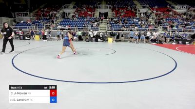 140 lbs Round Of 128 - Cassidy Jones-Mowen, WA vs Sienna Landrum, PA