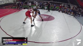 165 lbs Quarters & Wb (16 Team) - Gavyn Hogan, Temecula Valley vs Colten Gundersen, Idaho 2