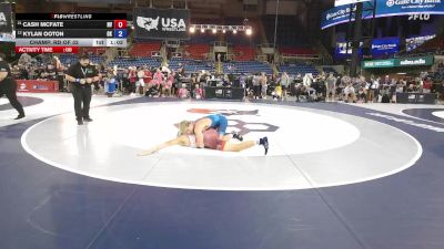 144 lbs Champ. Rd Of 32 - Cash McFate, NV vs Kylan Ooton, OK