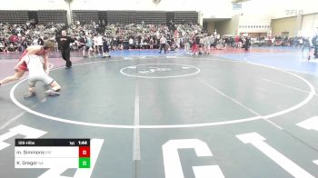 128-H lbs Round Of 64 - Mark Simmons, Patriot Club vs Kaden Gregor, NA