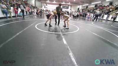 80-83 lbs Quarterfinal - Kutter Means, Salina Wrestling Club vs Hayden Williams, Locust Grove Youth Wrestling