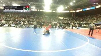 5A 150 lbs Semifinal - Niamiah Naranjo, Minico vs Brian Moreno, Blackfoot