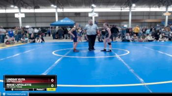 112 lbs Cons. Round 3 - Lindsay Kuta, East Minico Girls vs Reese LaFollette, Tri-Valley Titans