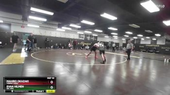 175 lbs Cons. Round 4 - Mahiro Okazaki, Torrey Pines vs Evan Hilmen, Del Oro