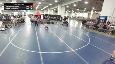 49 lbs 1st Place Match - Briggs Jackman, Utah vs Grey Andersen, Utah