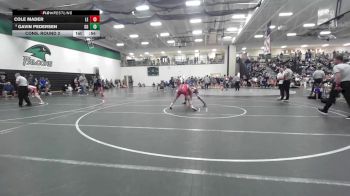 150 lbs Cons. Round 2 - Cole Mader, Lawrence Elite vs Gavin Pedersen, GI Grapplers