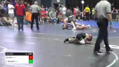 52 lbs Consi Of 8 #2 - Wyatt Ault, Hanover, PA vs Lorenzo Barbieri, Delran, NJ