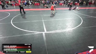 120 lbs Semifinal - Karrsen Bussan, Askren Wrestling Academy vs Samuel Gehring, Slinger Red Rhinos WC