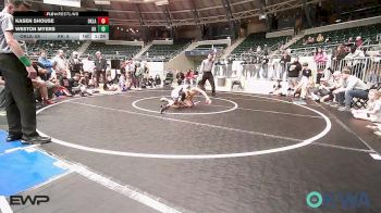 70 lbs Rr Rnd 5 - Kasen Shouse, Oklahoma Strong-Blue 9U vs Weston Myers, Keystone Kids Wrestling Club