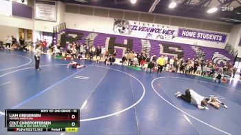 55 lbs Quarterfinal - Liam Gregersen, Victory Wrestling vs Colt Christoffersen, Bear River Jr High Wrestling C