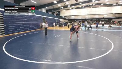 285 lbs Cons. Round 1 - Marcus Richey, Gettysburg vs Trevor Gitski, Wilkes