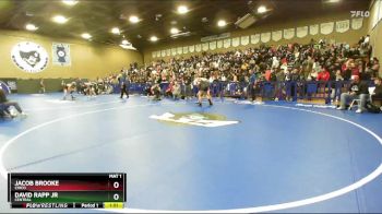 190 lbs Quarterfinal - David Rapp Jr, Central vs Jacob Brooke, Chico