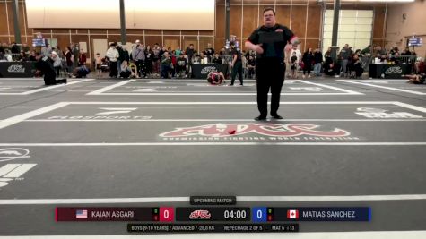 Kaian Asgari vs Matias Sanchez 2026 ADCC Portland Open