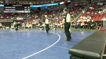 1A-157 lbs Cons. Round 3 - Brogan Lake, Hinton vs Wade Sankot, Belle Plaine