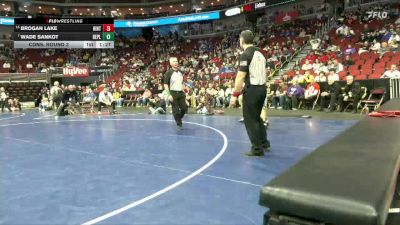 1A-157 lbs Cons. Round 3 - Brogan Lake, Hinton vs Wade Sankot, Belle Plaine