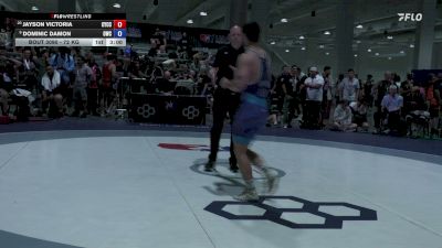 72 kg Cons. Rd Of 16 - Jayson Victoria, Community Youth Center - Concord Campus Wrestling vs Dominic Damon, Outlaw Wrestling Club