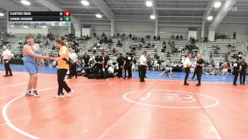 285 lbs Semifinal - Carter Reis, PA vs Chris Godso, LA