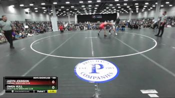 165 lbs Quarterfinal - Owen Hull, Legacy Elite Wrestling Club vs Jadyn Johnson, Cardinal Wrestling Club