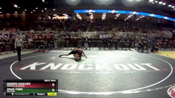 3A 150 lbs Champ. Round 1 - Omar Faris, Western vs Andres Sanchez, Seminole (Sanford)