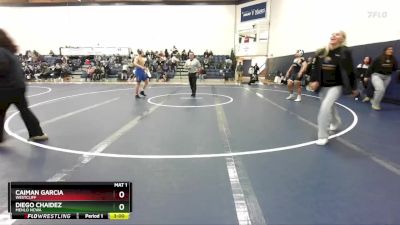 197 lbs Quarterfinal - Caiman Garcia, Westcliff vs Diego Chaidez, Menlo NCWA