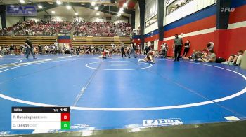 92 lbs Round Of 16 - Price Cunningham, Barnsdall Youth Wrestling vs Owen Oleson, Checotah Matcats