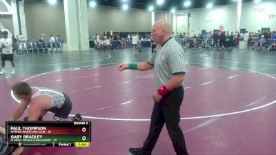 190 lbs Round 5 (6 Team) - Paul Thompson, Intense Wrestling Club vs Gary Bradley, Florida Young Gunslingers